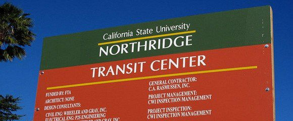 CSUN-Transit-Center-Sign