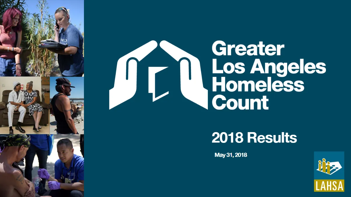 2059 2018 Greater Los Angeles Homeless Count Presentation