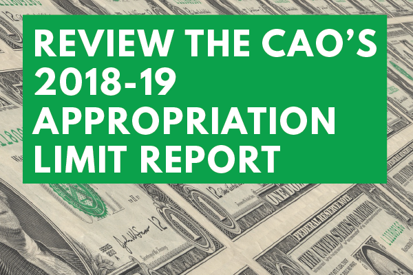 CAO-2018-19-Budget-Appropriations-Limit-Report