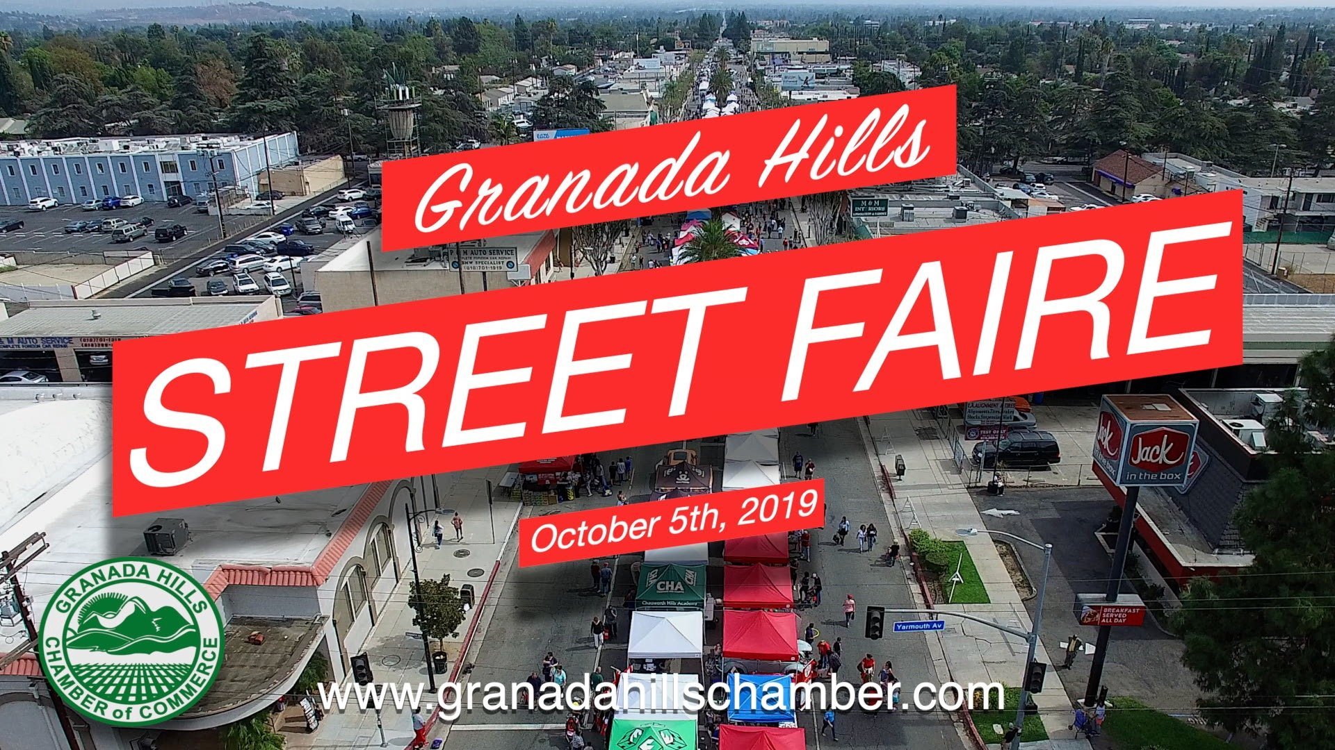 Granada Hills Street Faire Video October 5, 2019 Northridge East