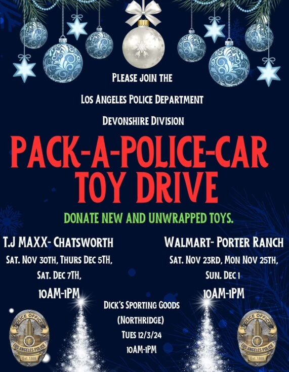 Pack-A-Police-Car Toy Drive